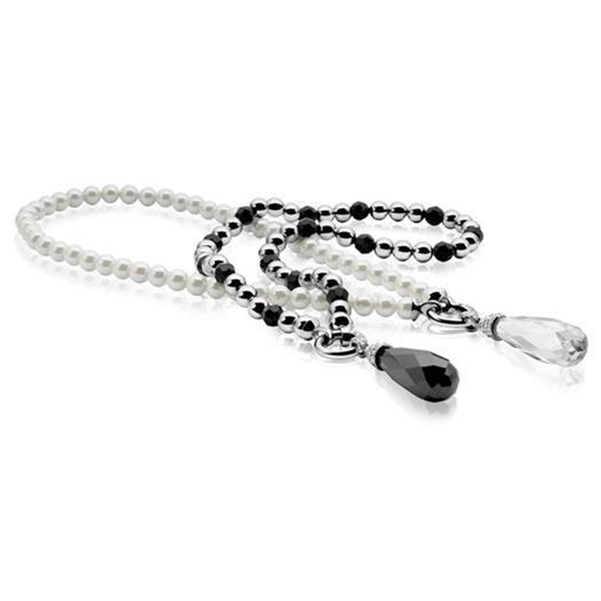 Prachtige Zinzi zilveren pegel hanger wit