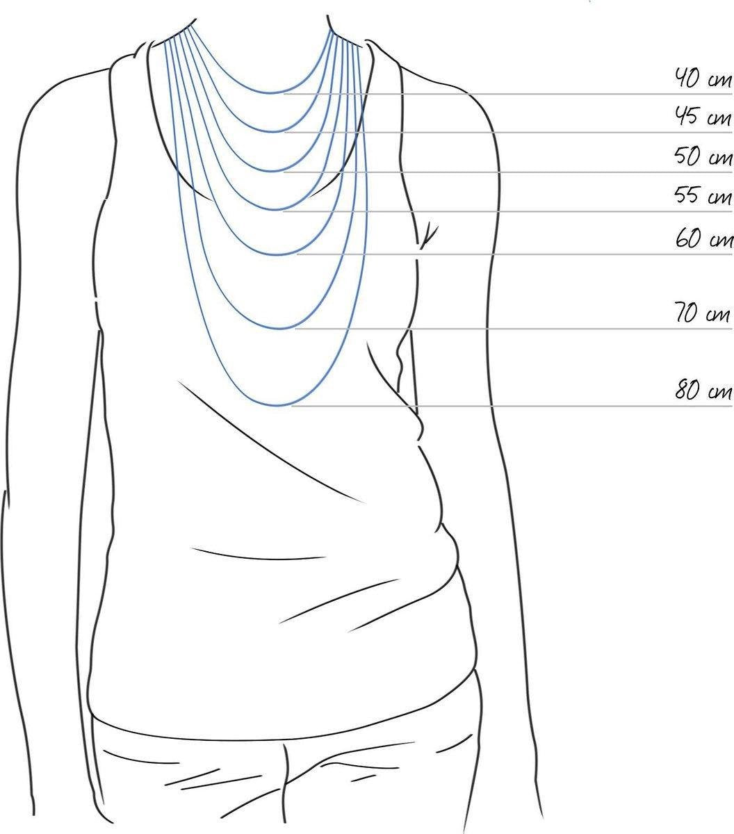 ZINZI collier geel verguld ZIC681G